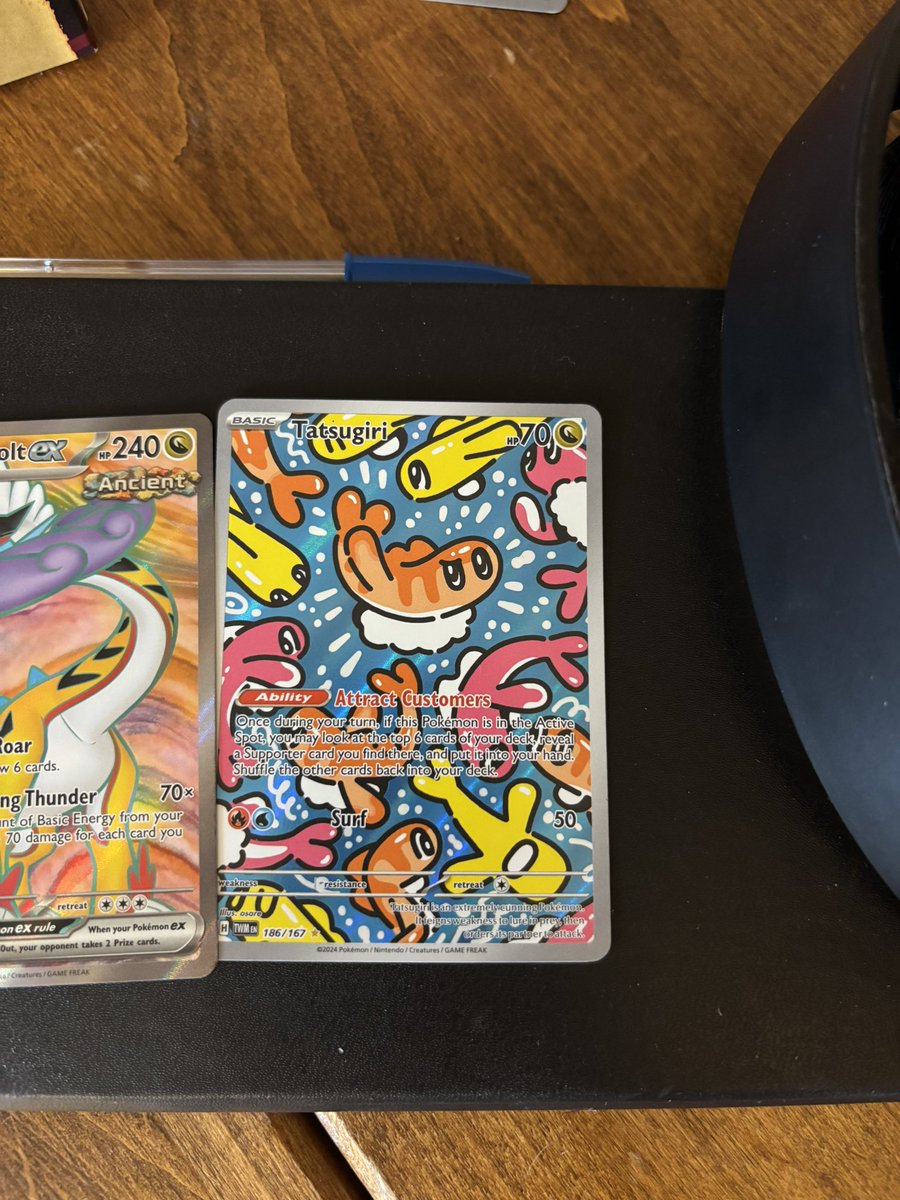 Got top 4 at my first ptcg league cup and pulled this guy from my prizing :3