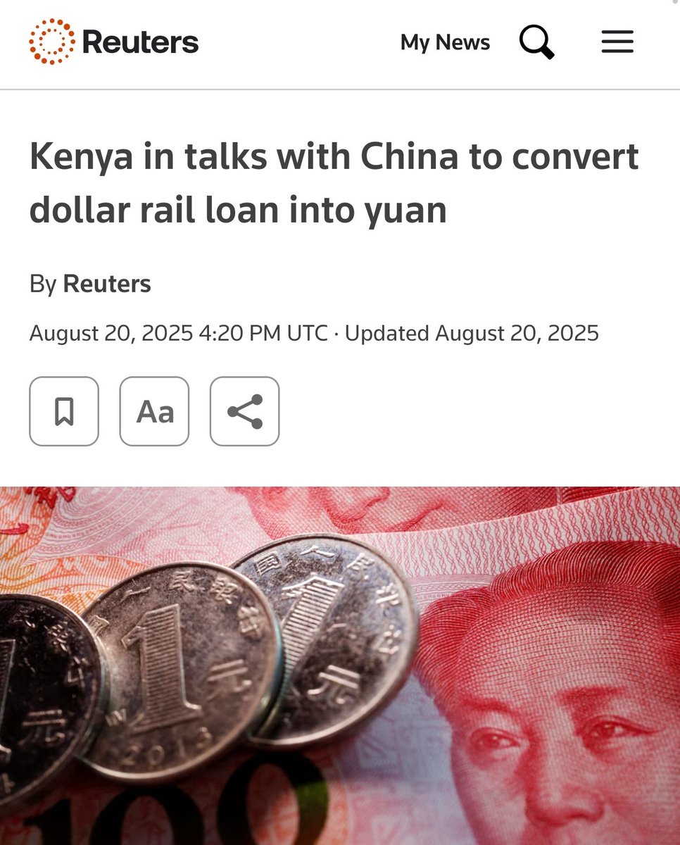 Ben Norton (@benjaminnorton) on Twitter photo This is a big deal: it debunks the ridiculous US myth of "Chinese debt-trap diplomacy", and is also a sign of growing dedollarization.
Countries are not just dedollarizing due to fear of US sanctions & asset seizures, but also because it's now more expensive to borrow in dollars This is a big deal: it debunks the ridiculous US myth of "Chinese debt-trap diplomacy", and is also a sign of growing dedollarization.
Countries are not just dedollarizing due to fear of US sanctions & asset seizures, but also because it's now more expensive to borrow in dollars