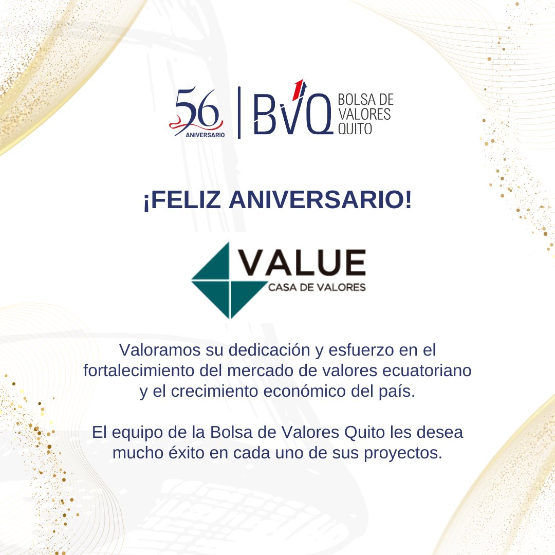 🎉 Felicitamos a <a href="/CasaValue/">Casa de Valores Value S.A.</a> en su aniversario ¡auguramos muchos éxitos!