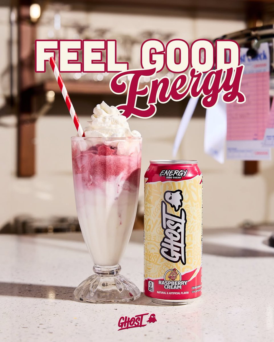 Best Energy in Town 👍

Limited cases of GHOST® ENERGY “RASPBERRY CREAM” will be available on the GHOST® App &amp; Site on Wednesday, August 27th @ 12PM CT (US Only).