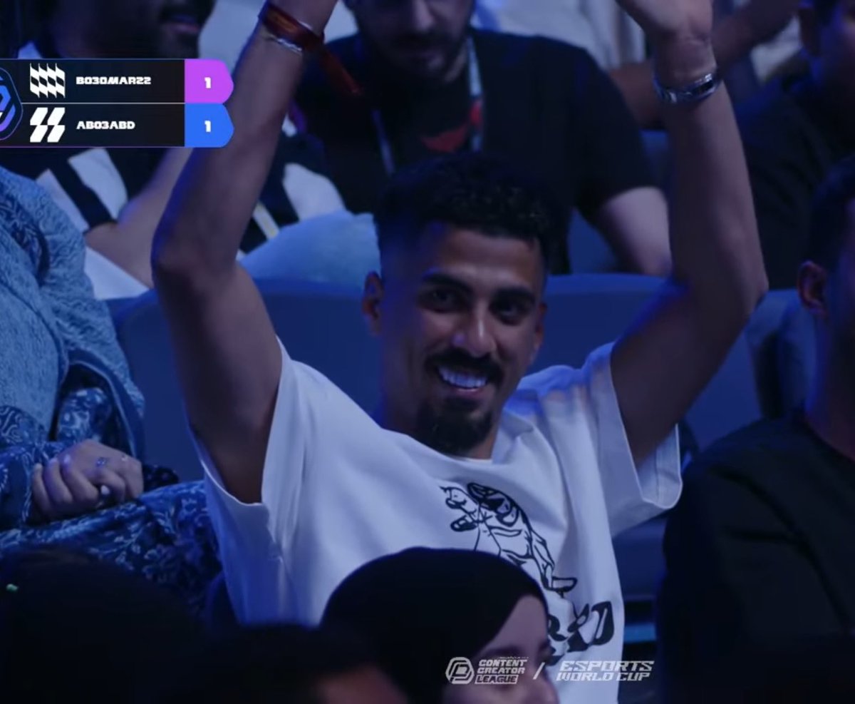 من حضور الصخرة علي لاجامي في دوري صناع المحتوى💙