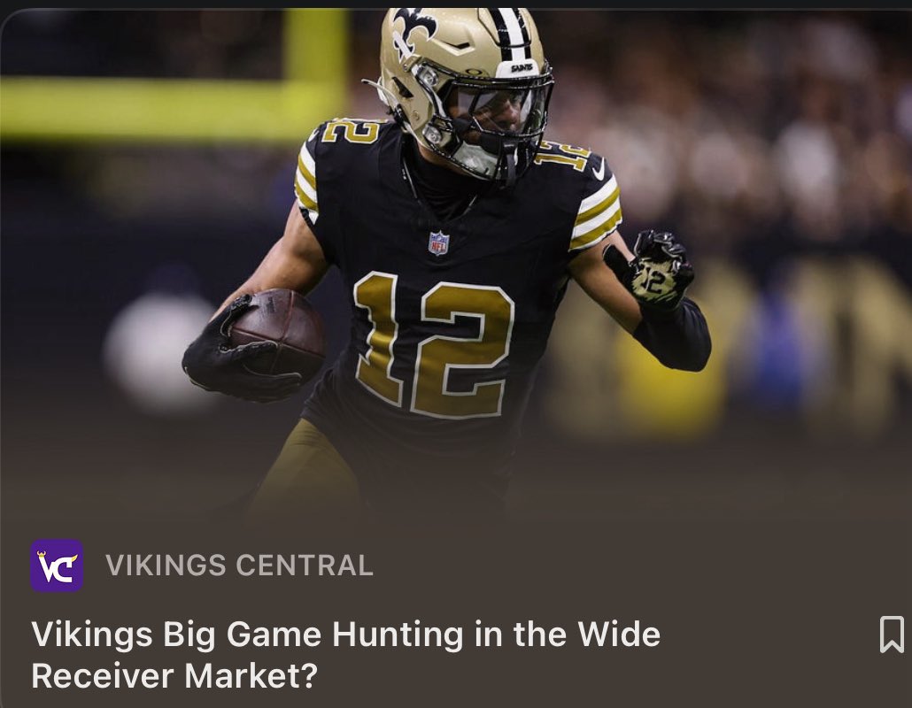 The Vikings Big Game Hunting in the Wide Receiver Trade Market? 👀⬇️

📖: substack.com/@vikingscentra…