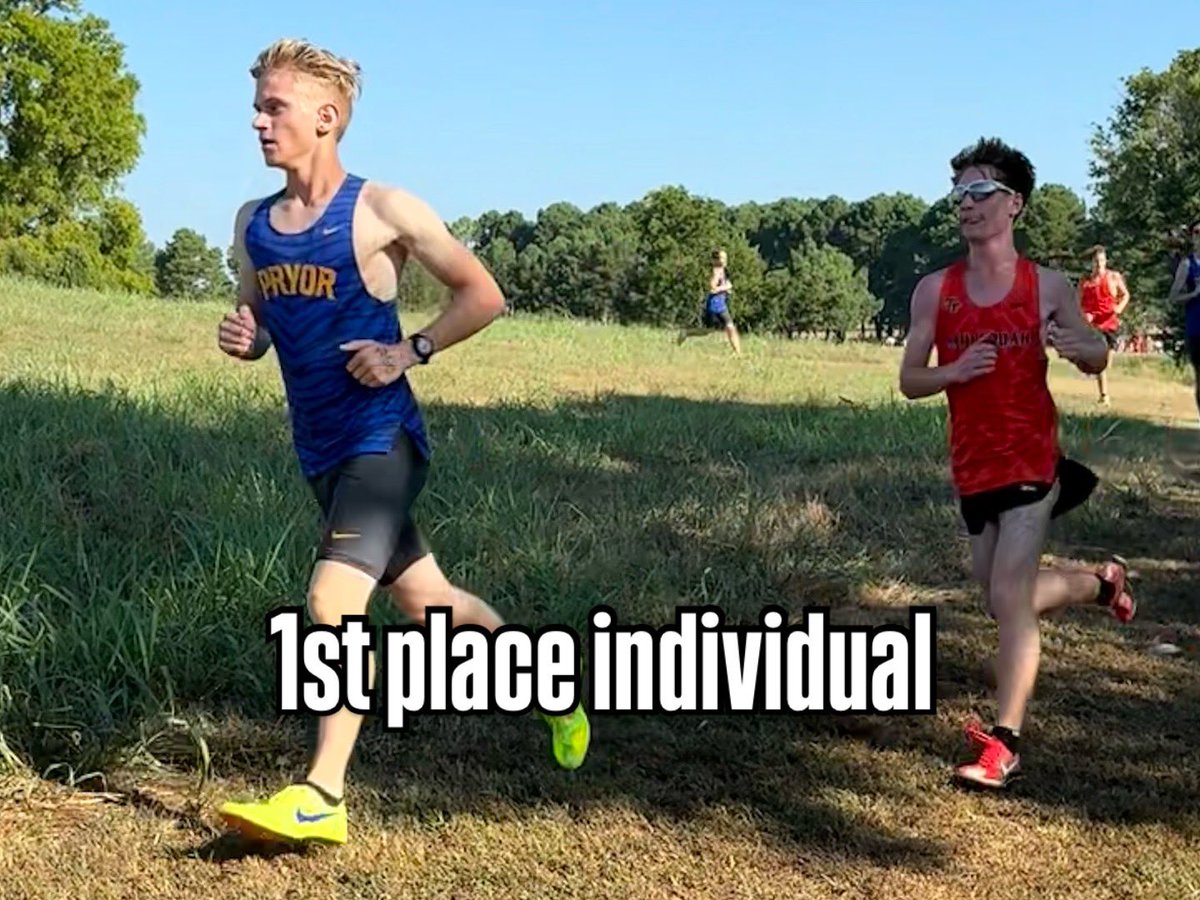 Pryor HS Boys XC⚡️TF tweet media