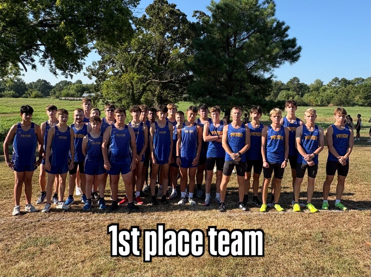 Pryor HS Boys XC⚡️TF tweet media