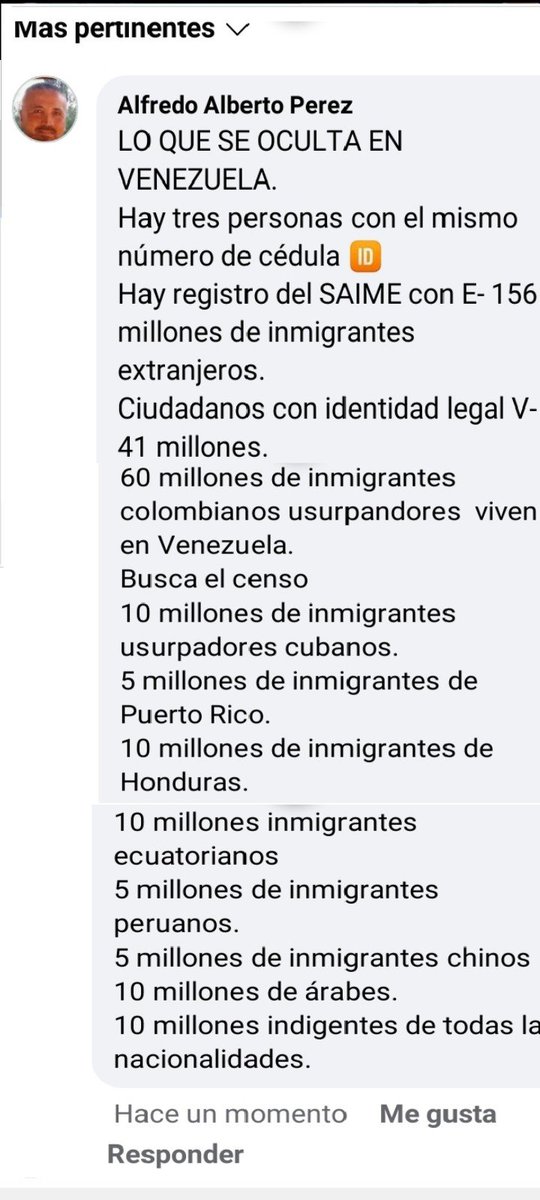RamonRamonma's tweet photo. Viva Venezuela llena d millones d traidores
Una obra del gobierno de Hugo Chávez y Nicolás Maduro,  traer todo el escremento del mundo para aplastar el ciudadano venezolano
El pueblo pide justicia 
@SecRubio @SenMarcoRubio 
Jorge Rodríguez @jorgerpsuv @dcabellor @AlbertoRodNews https://t.co/V1Y5IBkdjd