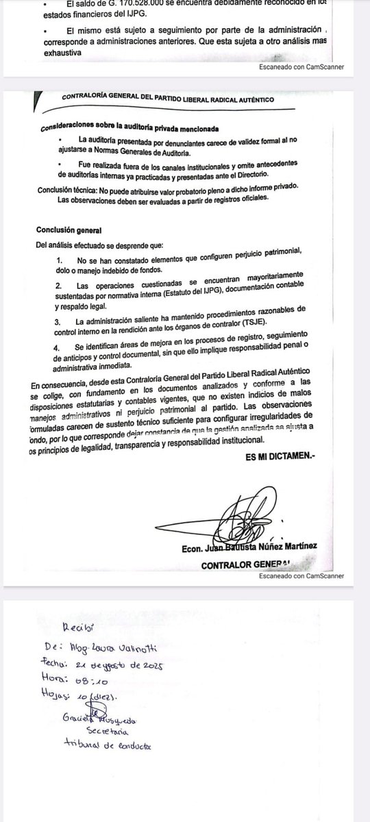 HugoFleitasDr's tweet photo. La Fiscalía y la Contraloría del Partido han emitido sus dictámenes desestimando totalmente las infundadas  denuncias en mi contra. Seguiremos defendiendo la línea del partido decidida por la ciudadanía paraguaya y encomendada por pueblo liberal, lejos del cartismo. https://t.co/90pnkpSGfa