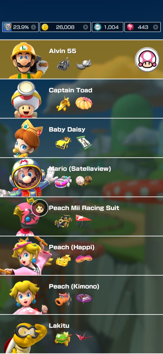AlvinSa50495218's tweet photo. Two Hammer special items are same of Builder Luigi & Captain Toad with Baby Daisy & Lakitu at Wii Mushroom Gorge
#luigi #toad #captaintoad #princessdaisy #babydaisy #lakitu #supermariomaker #captaintoadtreasuretracker #mariokartwii #mariokart #mariokarttour #nintendo https://t.co/kwf7xSnjQ7