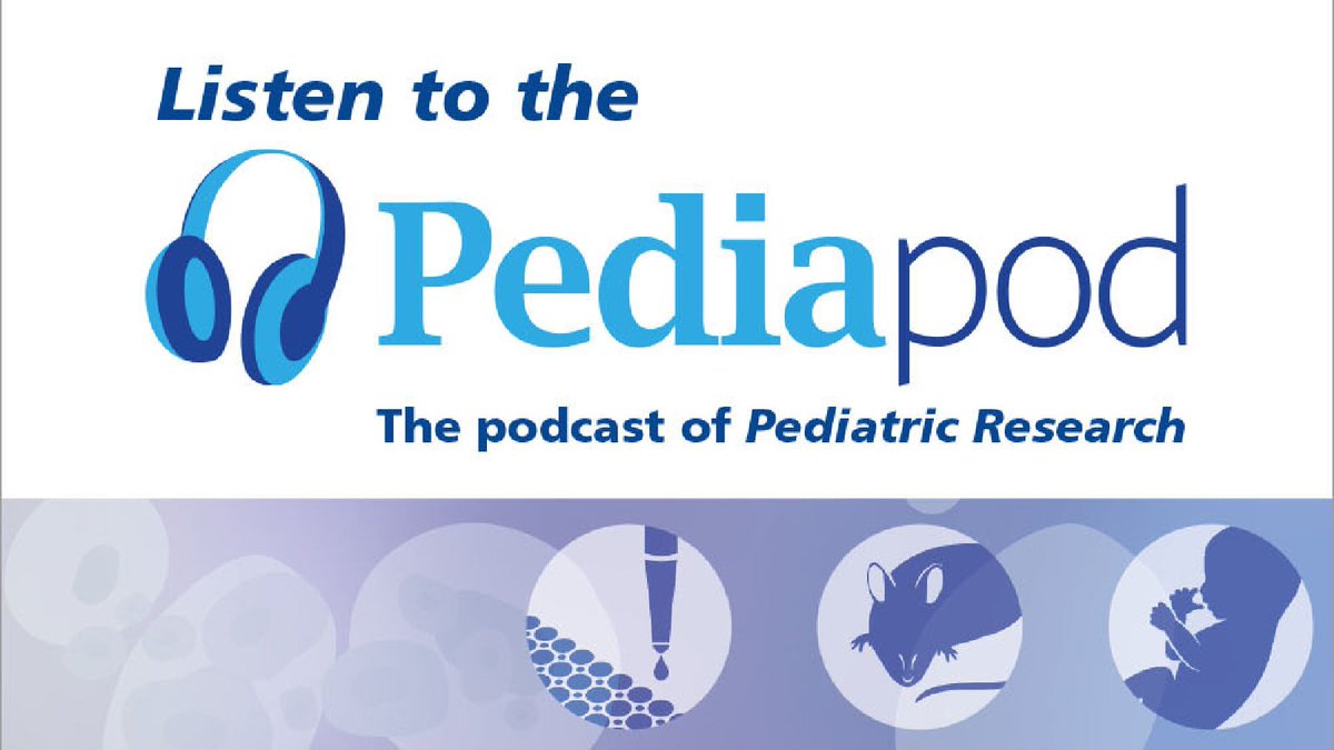 AmerPedSociety's tweet photo. Pediapod is the pediatrics podcast from Pediatric Research. Listen &amp; explore the etiologies of diseases of children and disorders of development, featuring interviews with top researchers &amp; highlighted content from one of the premier journals in the field. https://t.co/PTocLUZ5Ls https://t.co/mpip4yXnHI