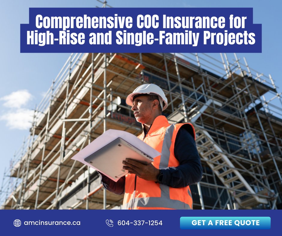 AMC_insurance's tweet image. Building your dream project? 🏗️ Protect it with AMC Insurance’s Course of Construction Insurance! From high-rises to single-family homes, we’ve got you covered.

📩 Get a FREE quote today: amcinsurance.ca/insurance/cour…

#COCInsurance #BuildWithConfidence