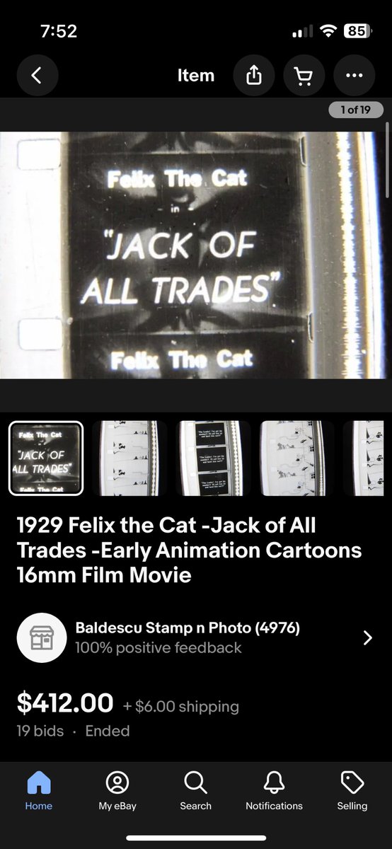 Felixthecatooc's tweet photo. Over a year ago, a 16mm of “Jack From All Trades” sold on Ebay. To my knowledge, nothing has come of this. https://t.co/Ximvyv0XbQ