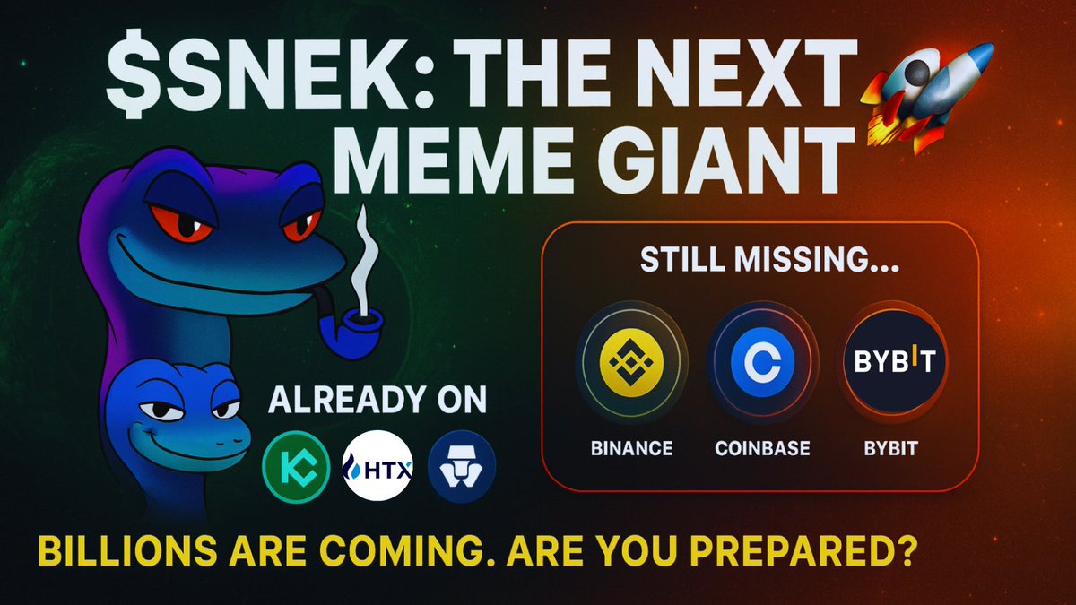 Why $SNEK 🐍 could become the biggest meme coin of this cycle (a short thread 🧵)