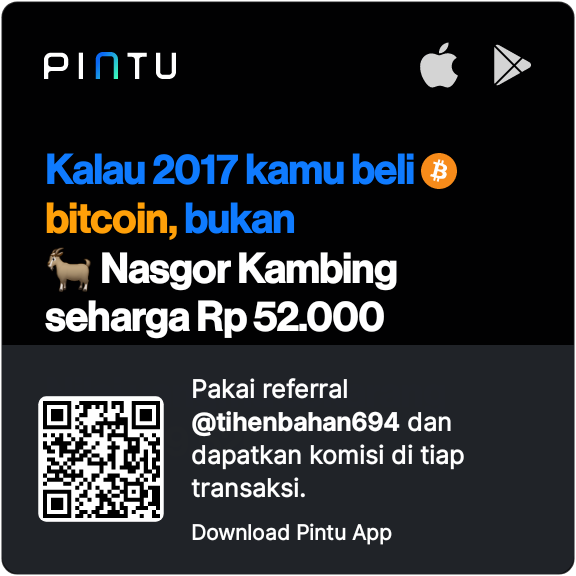 TIHEN12's tweet photo. Pakai referral @tihenbahan694 dan dapatkan komisi di tiap transaksi.

https://t.co/hprixQA1lk https://t.co/TRDmJo1wNG