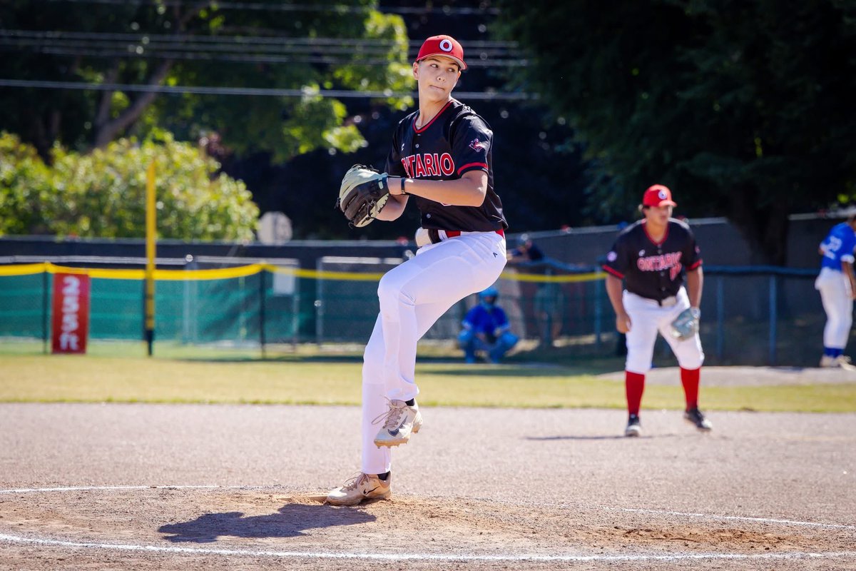 A flawless outing for Team Ontario at the 2025 Ray Carter Cup! Braeden Kruchak and Lucien Kovalcik combined for a perfect game against Team BC, racking up 11 strikeouts along the way. 👏

#SummersideBaseball | <a href="/summersidePEI/">City of Summerside</a> | <a href="/baseballcanada/">Baseball Canada 🇨🇦⚾️</a> | <a href="/tourismpei/">TourismPEI</a>