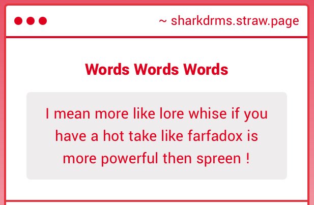 Oh in this case i think it depends on like what event we’re talking because i’d imagine their characters all have advantages over one another in different scenarios !!

Like serpias is good at. being a femboy! and other stuff i think