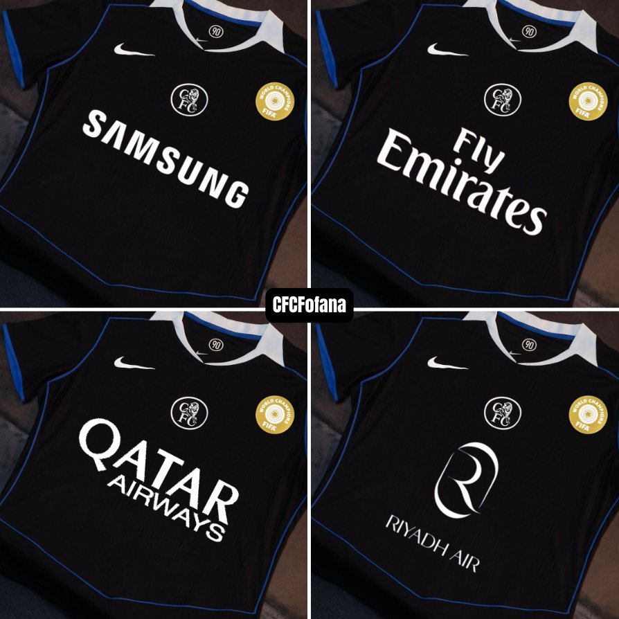 CFCFofana's tweet image. Which sponsor looks better on the Chelsea 3rd kit?