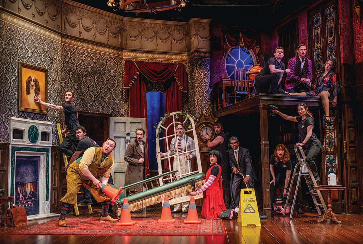 With some trepidation, producers Kenny Wax and Stage Presence nervously introduced the 11th full cast change of The Play That Goes Wrong at London’s Duchess Theatre ready for more summer fun! mischiefcomedy.com/whats-on/the-p…