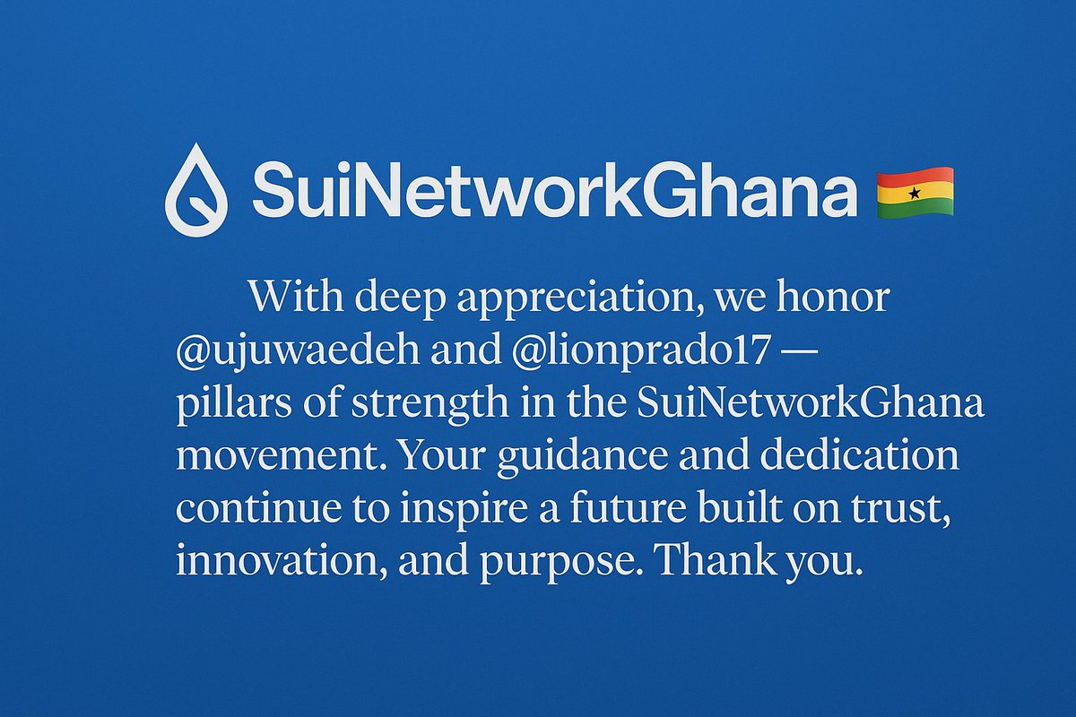 Famous⭐ (@stylishboyking2) on Twitter photo Honoring those who move mountains quietly.<a href="/ujunwaedeh/">UjuSays.Sui</a> & <a href="/lionprado17/">lionPrado | move.audits</a> — your impact on <a href="/SuiNetwork/">Sui</a> Ghana is deeply felt.
This one’s for you. 🙌🇬🇭 <a href="/SuiMoveAfrica/">SuiNetwork Africa</a> <a href="/SuiFamOfficial/">Sui Community Official 🦭/acc</a> <a href="/SuiFoundation/">Sui Foundation</a> Honoring those who move mountains quietly.<a href="/ujunwaedeh/">UjuSays.Sui</a> & <a href="/lionprado17/">lionPrado | move.audits</a> — your impact on <a href="/SuiNetwork/">Sui</a> Ghana is deeply felt.
This one’s for you. 🙌🇬🇭 <a href="/SuiMoveAfrica/">SuiNetwork Africa</a> <a href="/SuiFamOfficial/">Sui Community Official 🦭/acc</a> <a href="/SuiFoundation/">Sui Foundation</a>
