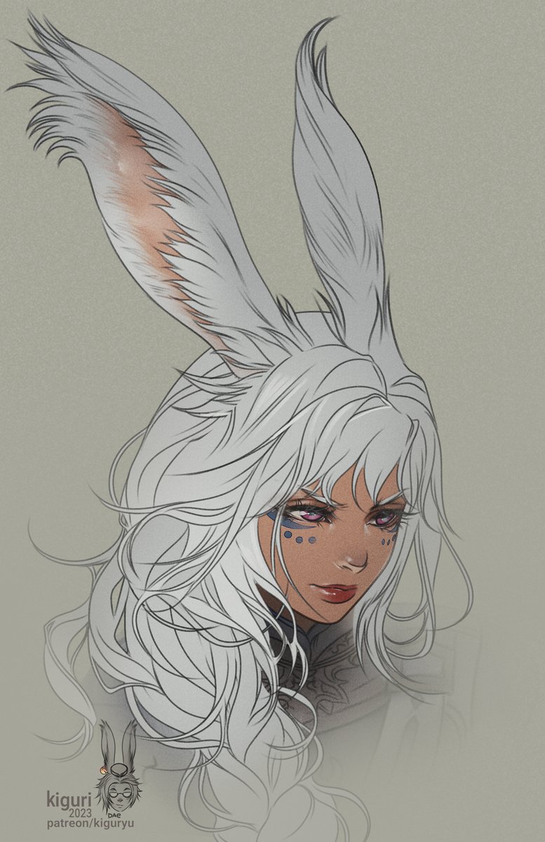 Posting older portraits ~
#FFXIVArt #ArtCommission #FantasyArt #VieraFFXIV