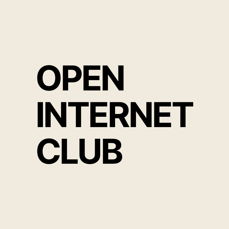 Open Internet Club tweet media