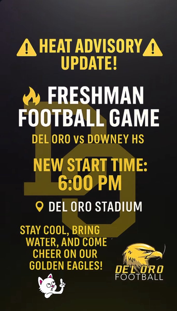 Del Oro Football tweet media