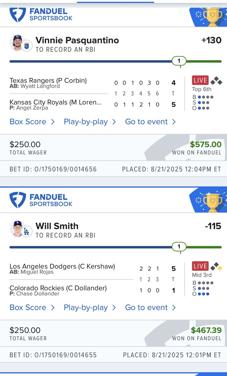 Nice afternoon of #MLB