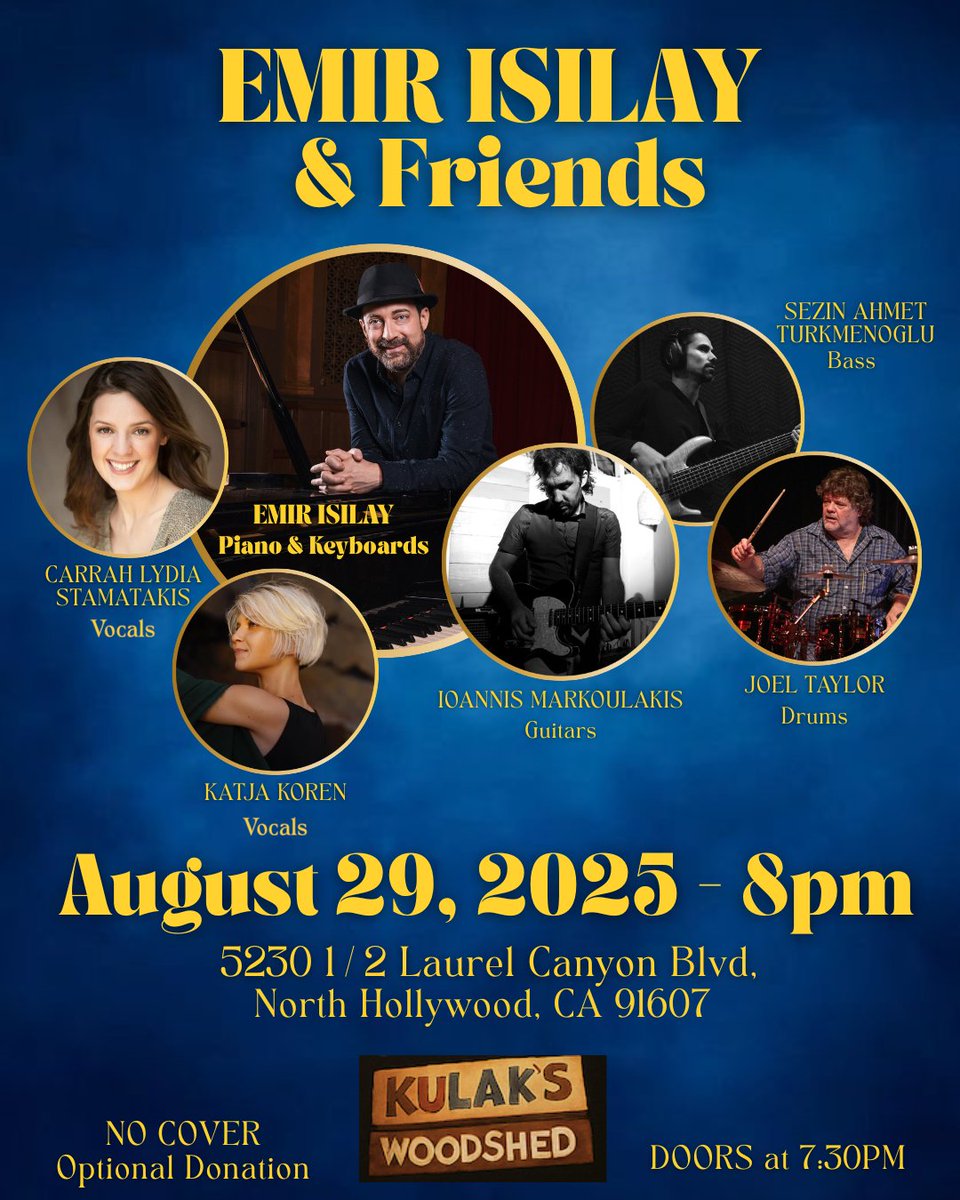 emirisilay's tweet photo. It’s been a while since I’ve played a show featuring mostly my own original tunes, so I’m really looking forward to this one! I’m honored to share the stage with truly incredible musicians. Come hang out! 🎶🎼 Friday, August 29th, 8pm at @kulakswoodshed1 https://t.co/EcvwY0xCBk
