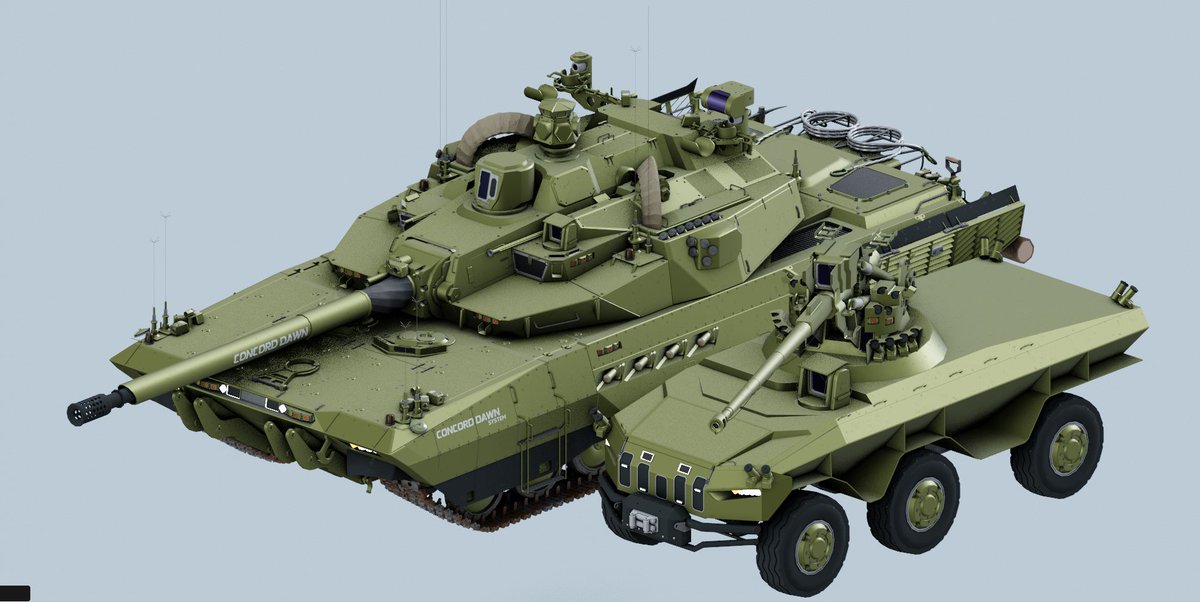 When you really hate light armoured vehicles and drones