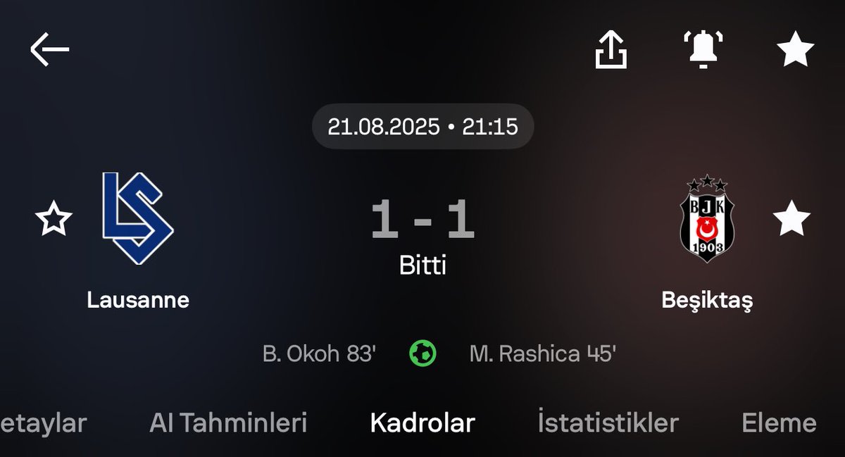 Giriş: Beşiktaş’ın kaybedecek 1 saniyesi bile yok.

Gelişme: YOK

Sonuç: Acele etmiyoruz… 

( Transferin bitmesine 20-30 gün var lig başradı avrupa başladı sağ kanatın , sol kanatın , stoperin , sol bekin YOK!)

Lausanne - Beşiktaş #BeşiktaşınMaçıVar 
#LSvBJK
