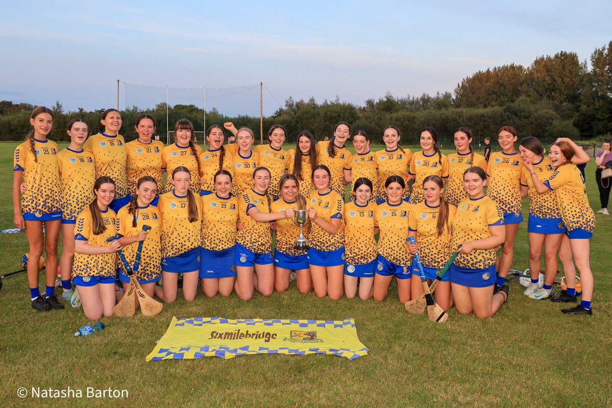 The Clare Champion (@clarechampion) on Twitter photo Sixmilebridge Minor B Camogie Champions after a 3:10 to 1:10 victory over Smith O’Briens
<a href="/ClareCamogie/">OfficialClareCamogie</a>
Photos <a href="/nbartonfoto/">Natasha Barton</a> Sixmilebridge Minor B Camogie Champions after a 3:10 to 1:10 victory over Smith O’Briens
<a href="/ClareCamogie/">OfficialClareCamogie</a>
Photos <a href="/nbartonfoto/">Natasha Barton</a>