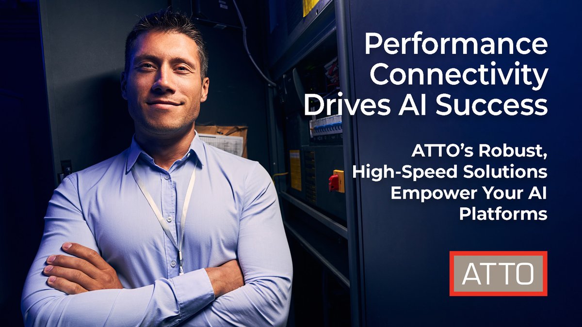 AI platforms require flawless connectivity. ATTO hardware supports rapid, steady data flow for complex AI tasks. Our software streamlines configuration, cutting integration woes. Standard solutions falter; we deliver reliability.

Build with confidence at atto.com.