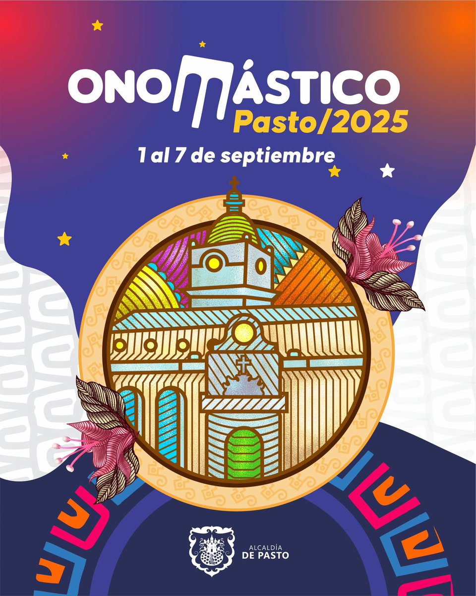 ¡Prepárate para el Onomástico de Pasto 2025!
Del 1 al 7 de septiembre, disfruta presentaciones de artistas locales, nacionales e internacionales.
Muy pronto, programación oficial del Concurso de Tríos, Galeras Rock y Pasto en Salsa.
#OnomásticoPasto2025