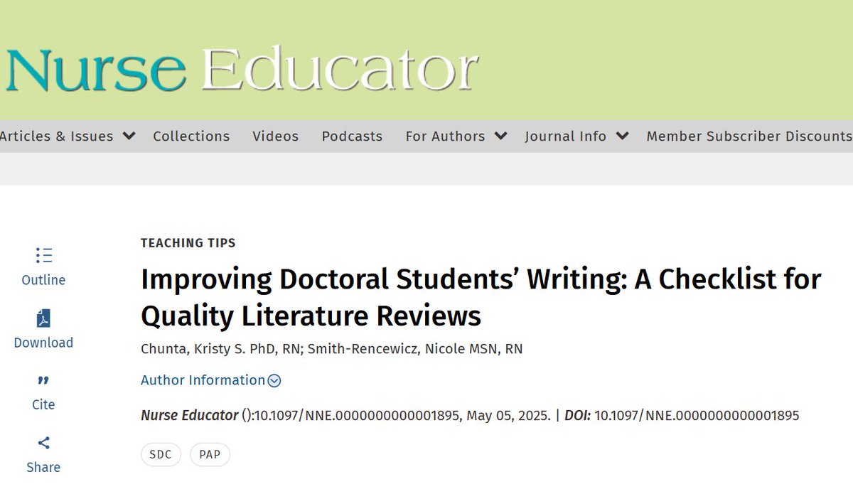 Nurse Educator tweet media