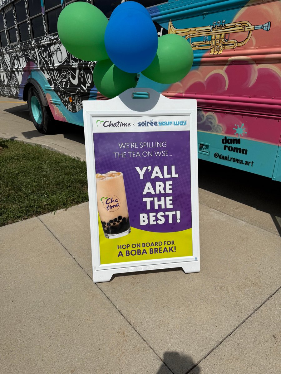 We’re spilling the tea…we have the best teachers at WSE!! 💙🧋💚