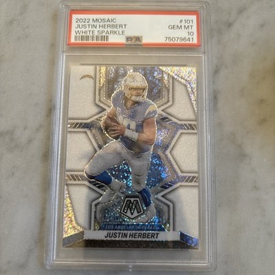 25枚限定 Mosaic Justin Herbert PSA 8 Justin Herbert 2023 Mosaic #SG-8 Stained Glass /(SSP) Price