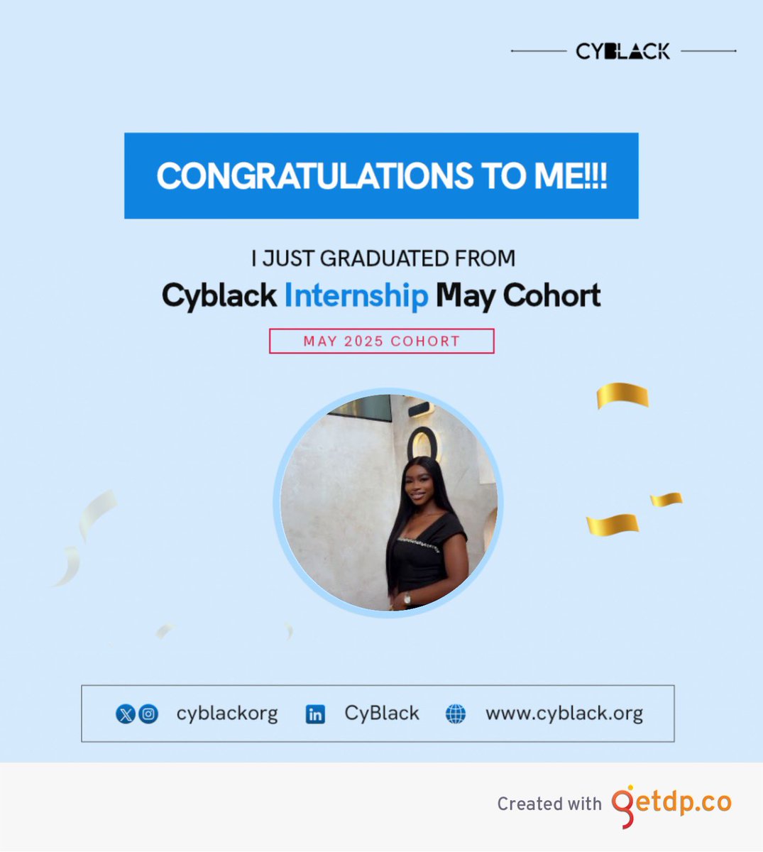 haolat_'s tweet photo. I just completed the @Cyblackorg Cybersecurity Internship. Where I led my team across all 6 sprints, from writing secure policies to executing real-world pen tests, it was a deep dive into offensive and defensive security.  Grateful to @Cyblackorg for the mentorship. https://t.co/RCpFKXLA6W
