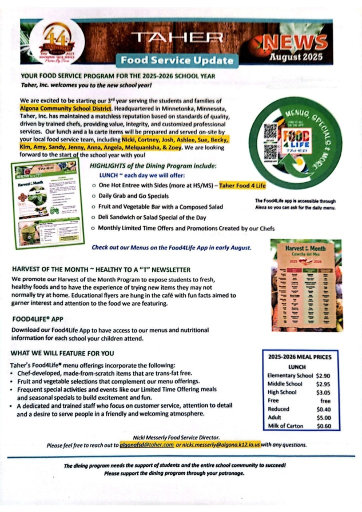 Algona CSD tweet media