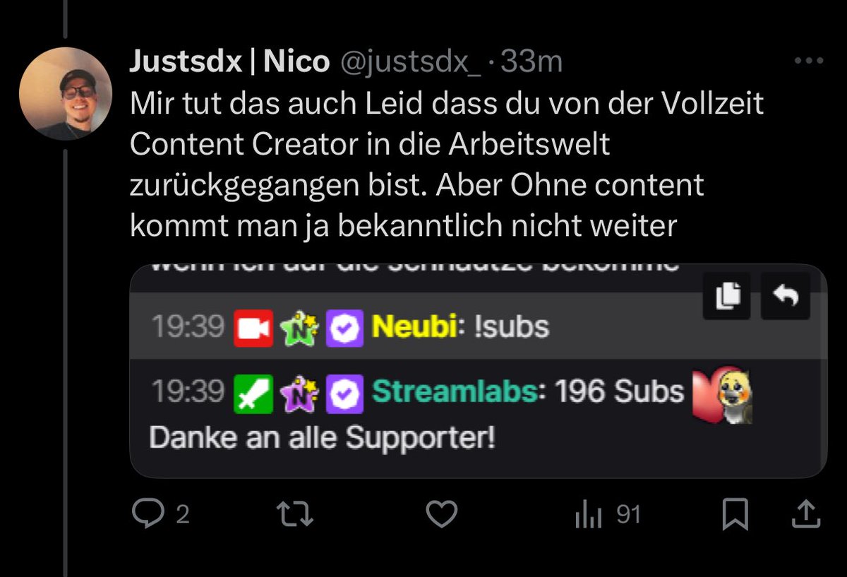 Neubi's tweet image. Cooler Typ