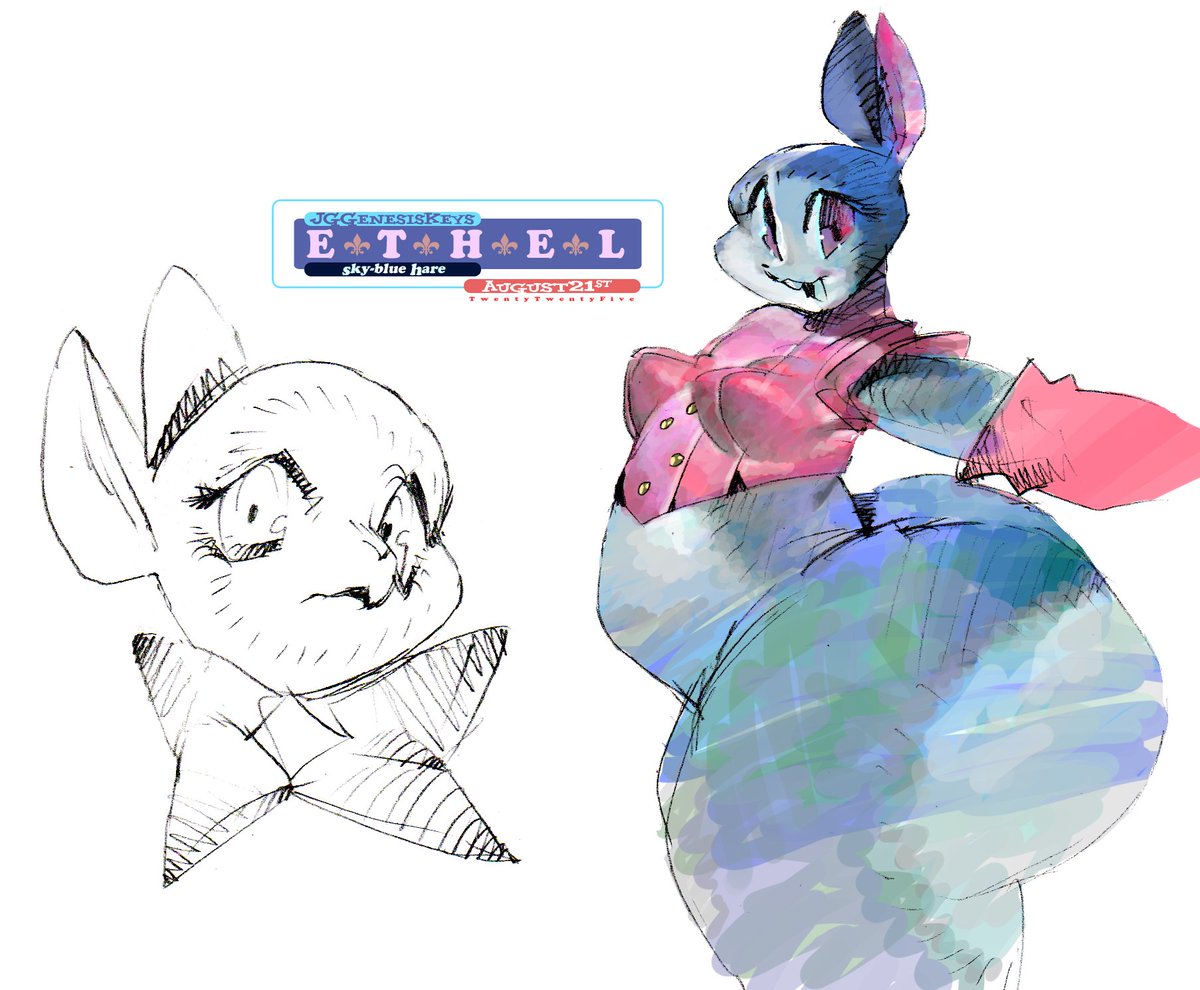 ' Ethel '
Paint practice / design concept art by JG GenesisKeys.