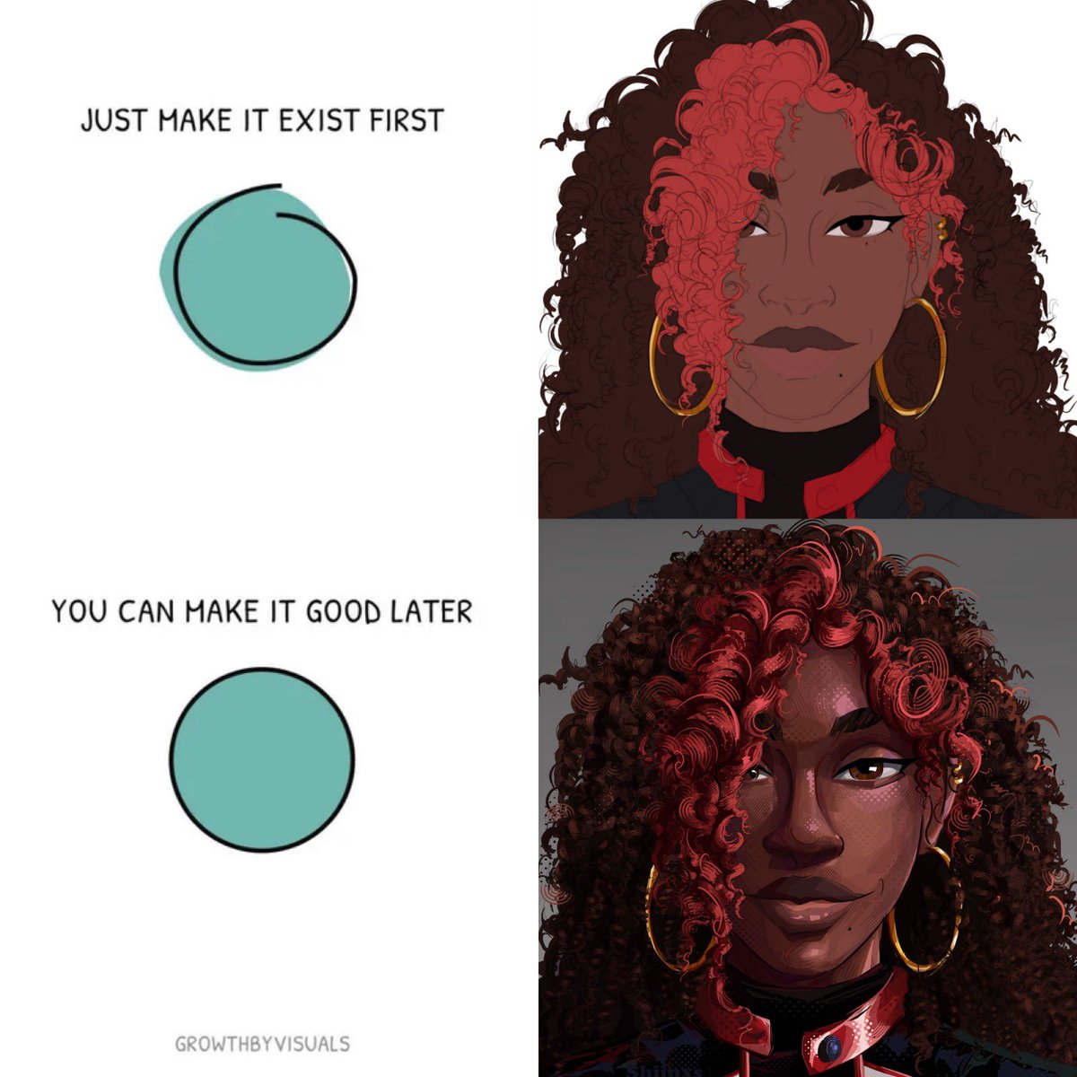 shiinxs's tweet photo. Just make it exist first, you can make it good later #SpiderVerse https://t.co/xcfrQIzBsq