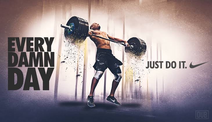 SemioticSense's tweet image. Nike (“Just Do It”): 

The semiotic framing of SPORT as a MYTHIC STRUGGLE—heroism, grit, transcendence. 

Ads use warriors, sweat, and victory imagery to signal empowerment, turning sneakers and other clothing into a symbol of personal triumph.