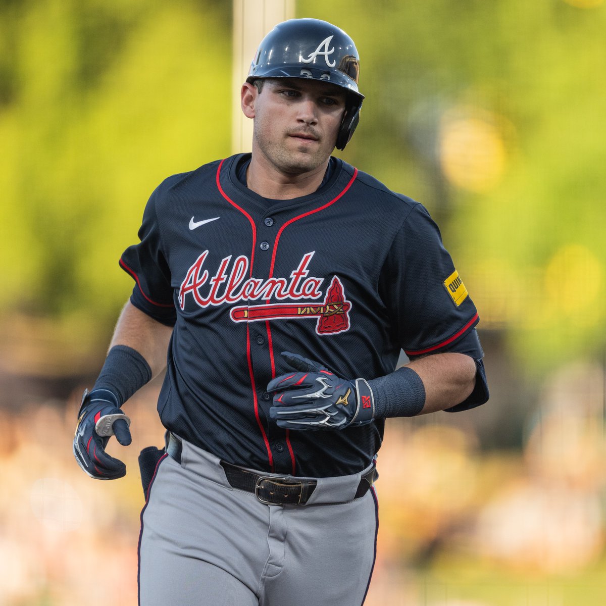 BRWalkoff's tweet image. Austin Riley will miss the rest of the season after undergoing core injury surgery