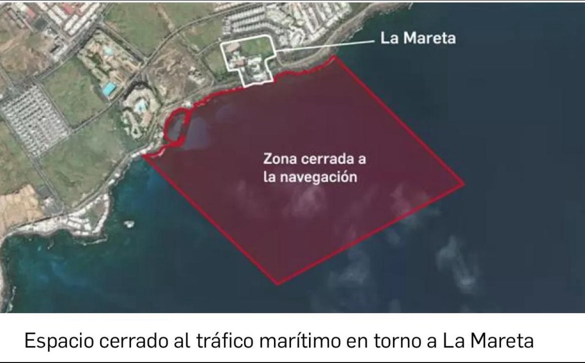 Zona cerrada a la navegación por peligro que el PERRO MONSTRUOSO vaya a bañarse.