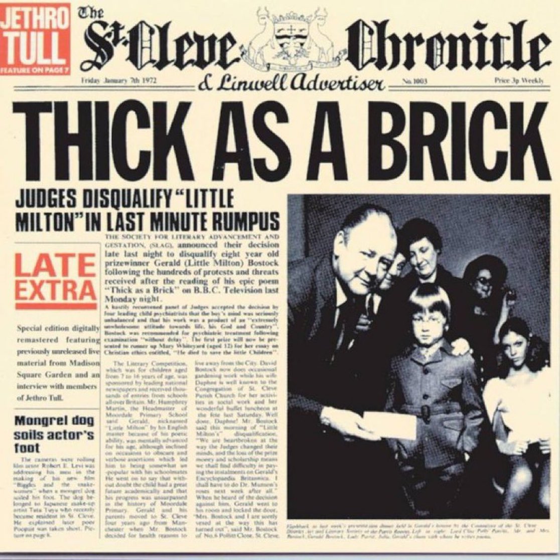 Marillion073 (@marillion073) on Twitter photo Where are the Jethro Tull Fans???
How do you guys Love This One??? Where are the Jethro Tull Fans???
How do you guys Love This One???