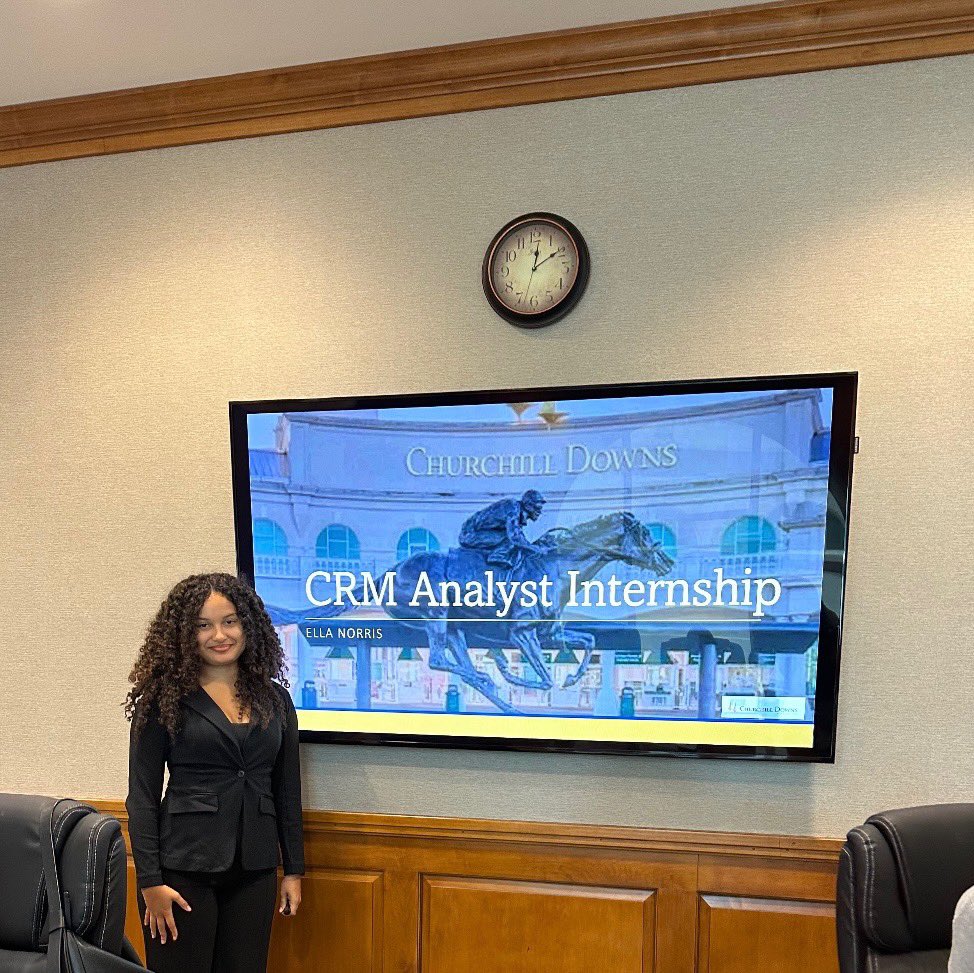 Wrapping up the summer strong! Rebecca and Ella delivered impressive post-internship presentations, showcasing the incredible work they’ve accomplished this summer at Churchill Downs.