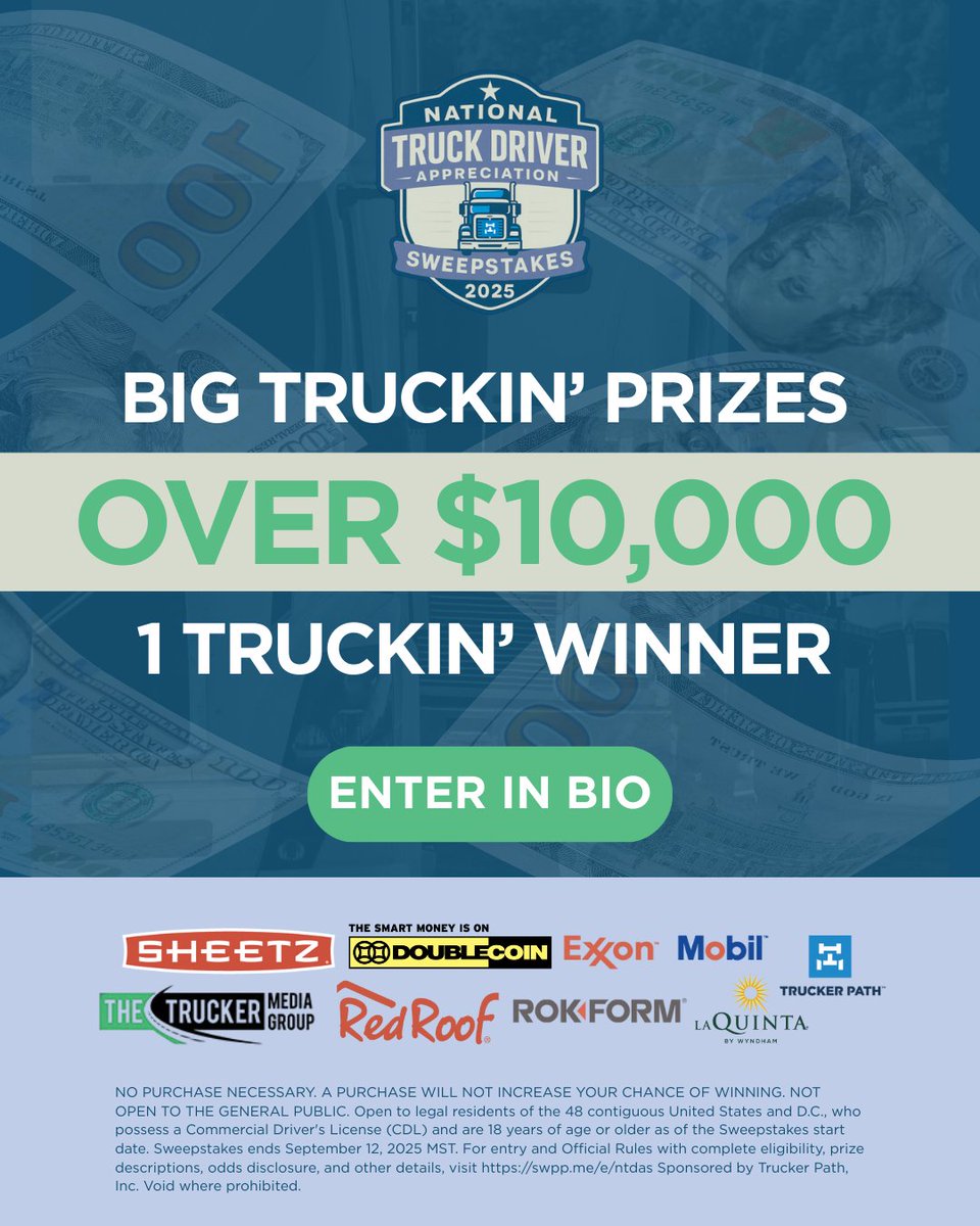 TruckerPathApp's tweet image. Don&apos;t forget to enter the Sweepstakes 
swpp.me/e/ntdas