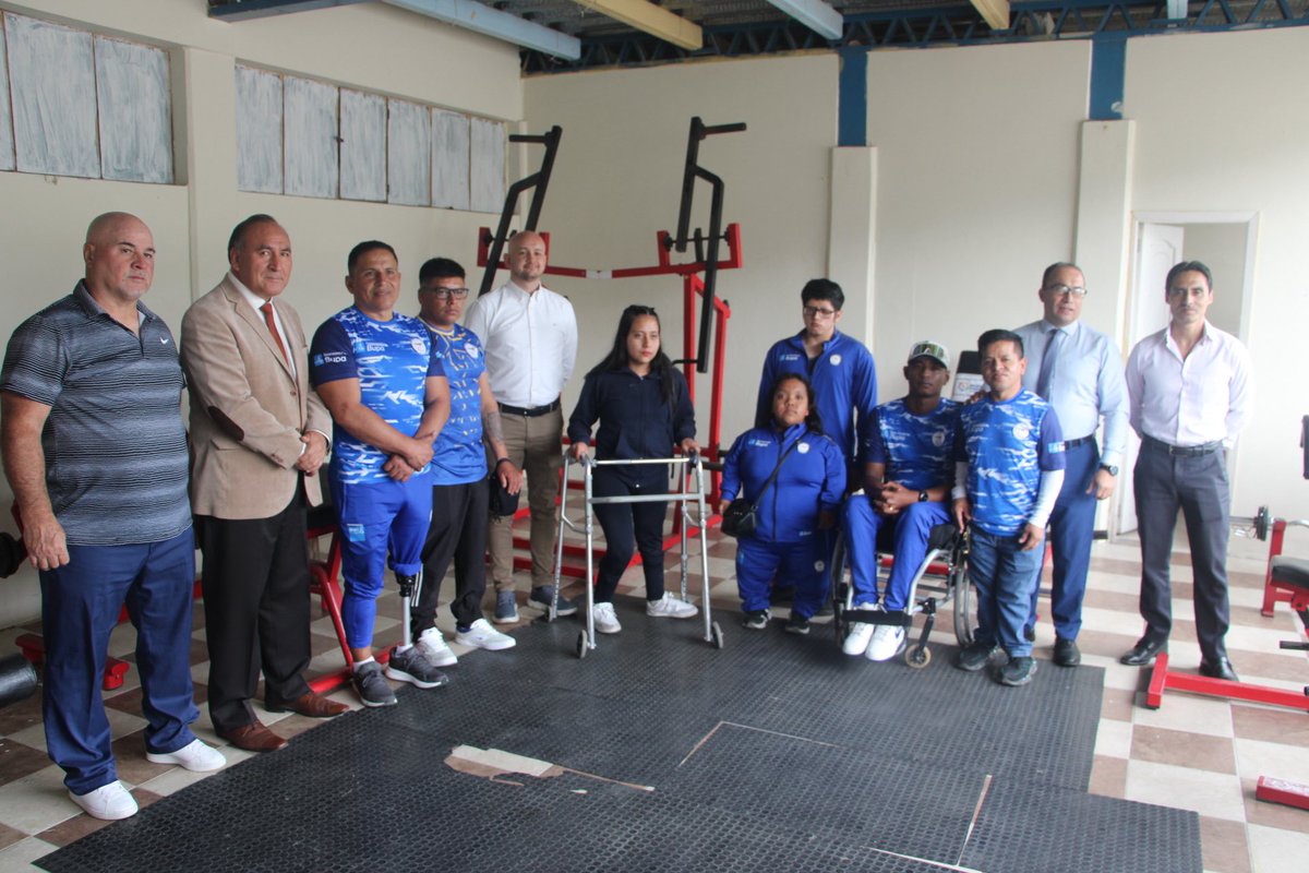 El día de ayer firmamos el convenio entre el CPE y la Federación Deportiva de Imbabura, para la entrega oficial del espacio físico de entrenamiento para el desarrollo de la disciplina de Para-Powerlifting, que estará ubicado en el Polideportivo de combate del Estadio Olímpico.