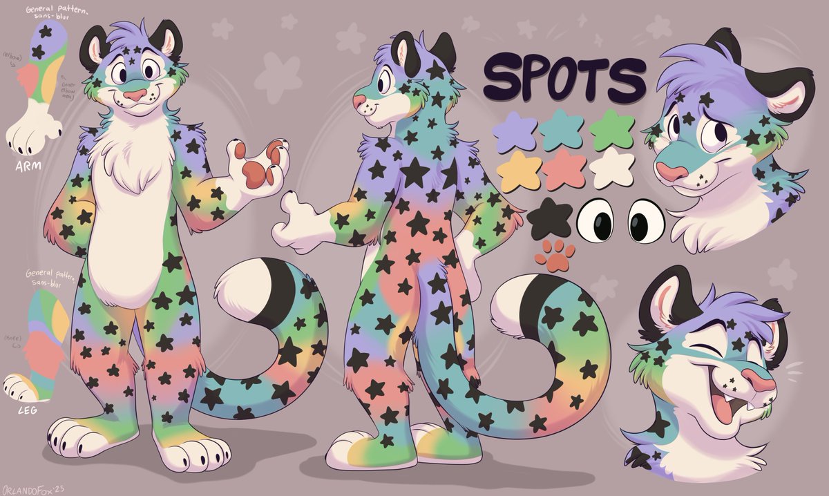 Introducing Spots!

Reference sheet for Aurélien!