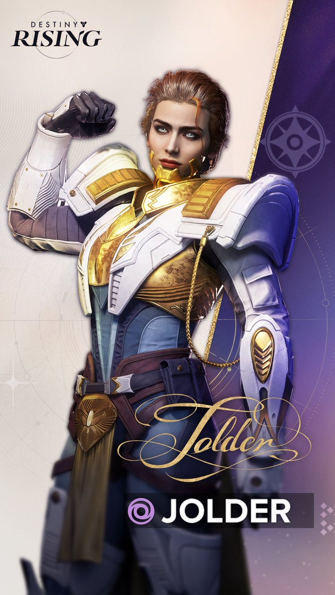 I’m so excited to be voicing Jolder in <a href="/_DestinyRising/">Destiny: Rising</a>!! Pre-order on iOS and GP now. Thank you to <a href="/NetEaseGames_EN/">NetEase Games_EN</a> <a href="/Bungie/">Bungie</a>  <a href="/KeywordsStudios/">Keywords Studios</a>  <a href="/Wes_Gleason/">Wes Gleason</a> &amp; my team at <a href="/CESDTalent/">CESD Talent Agency</a> &amp; Authentic Mgmt for making this happen!