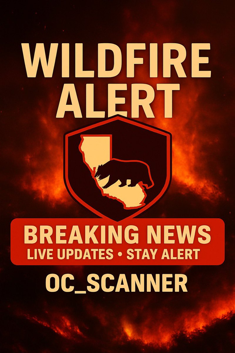 OC_Scanner's tweet image. BREAKING 🚨

#Burbank / #California 

Brush Fire in Burbank, the #WoodleyFire is approaching an Acre in heavy fuels