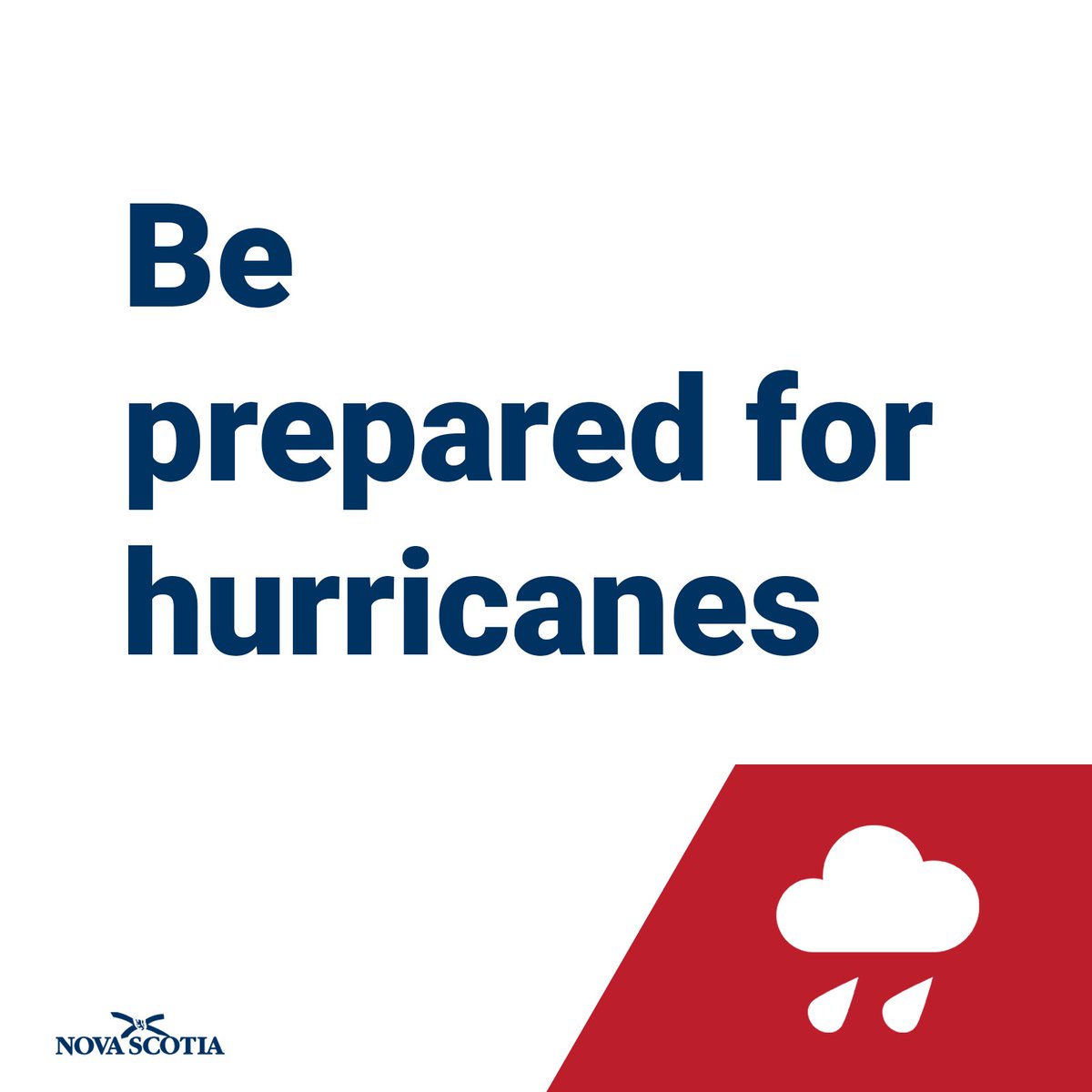 Is your home prepared for hurricanes or severe storms?  Clear and secure loose objects around your property, secure outdoor items like furniture, and clear gutters to prevent water buildup. novascotia.ca/emergency-educ…
And don’t forget your emergency kit: novascotia.ca/emergency-educ… (1/3)